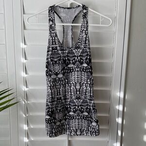 lululemon Black and White racerback Tank Top